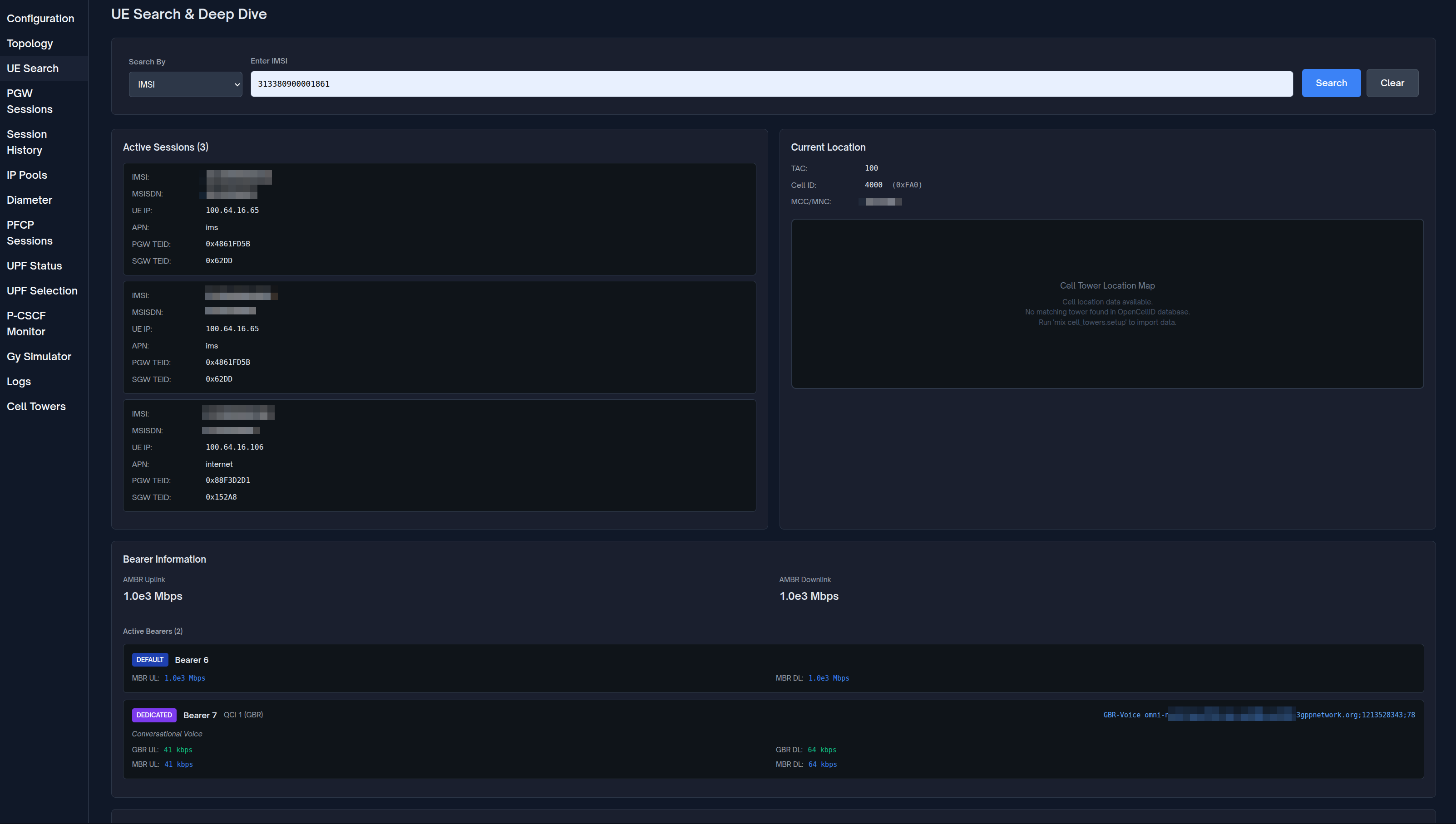 Interface de Recherche UE