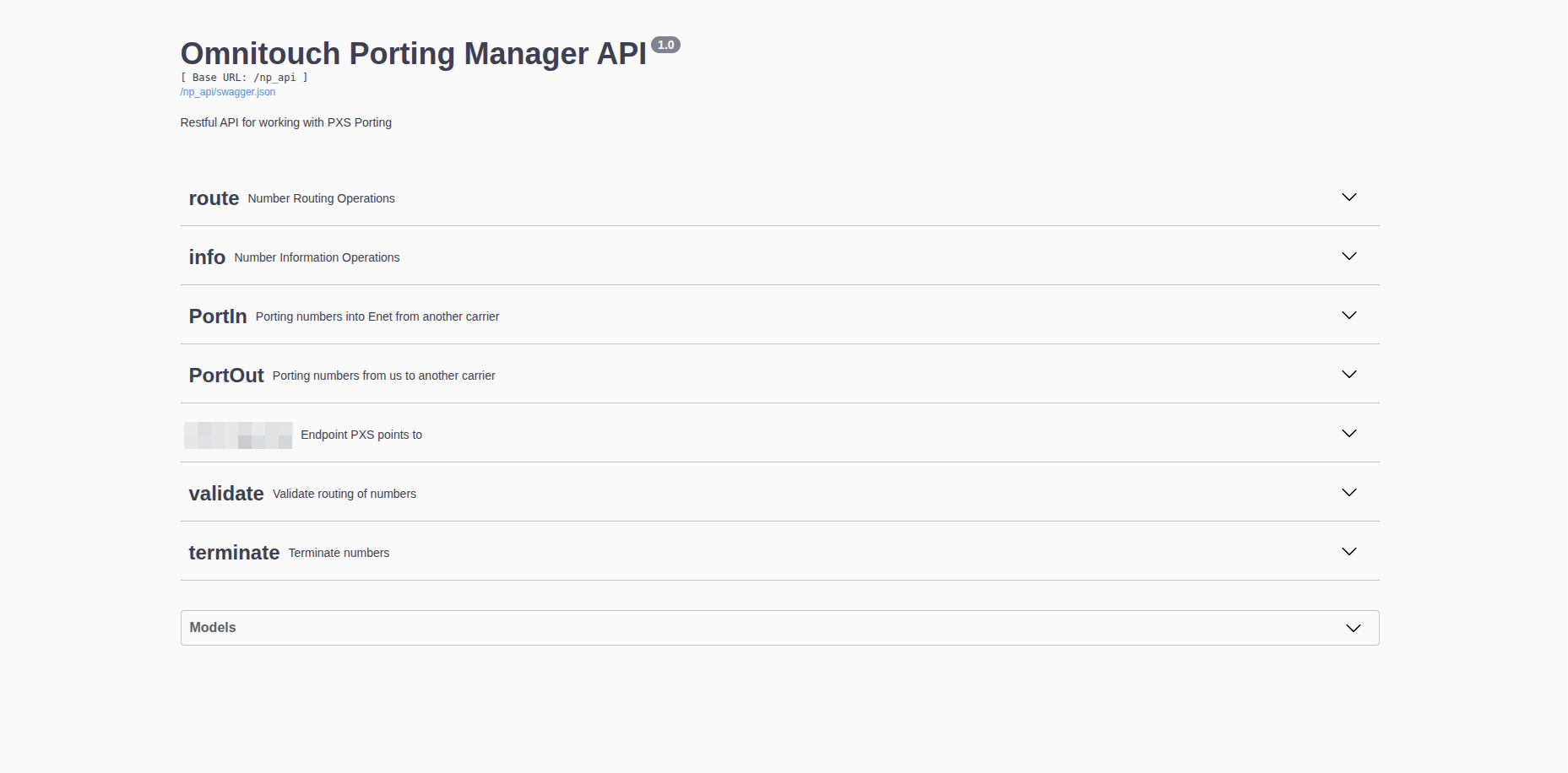 Swagger UI — 路由命名空间